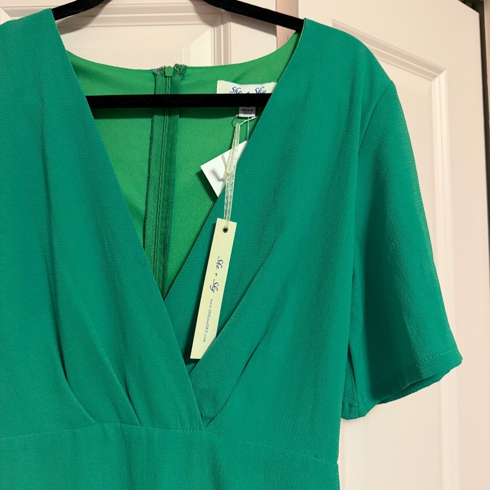 Green dress